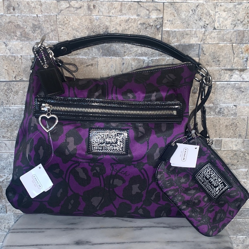 Coach Rare Leopard 🐆 Purse With Wristlet